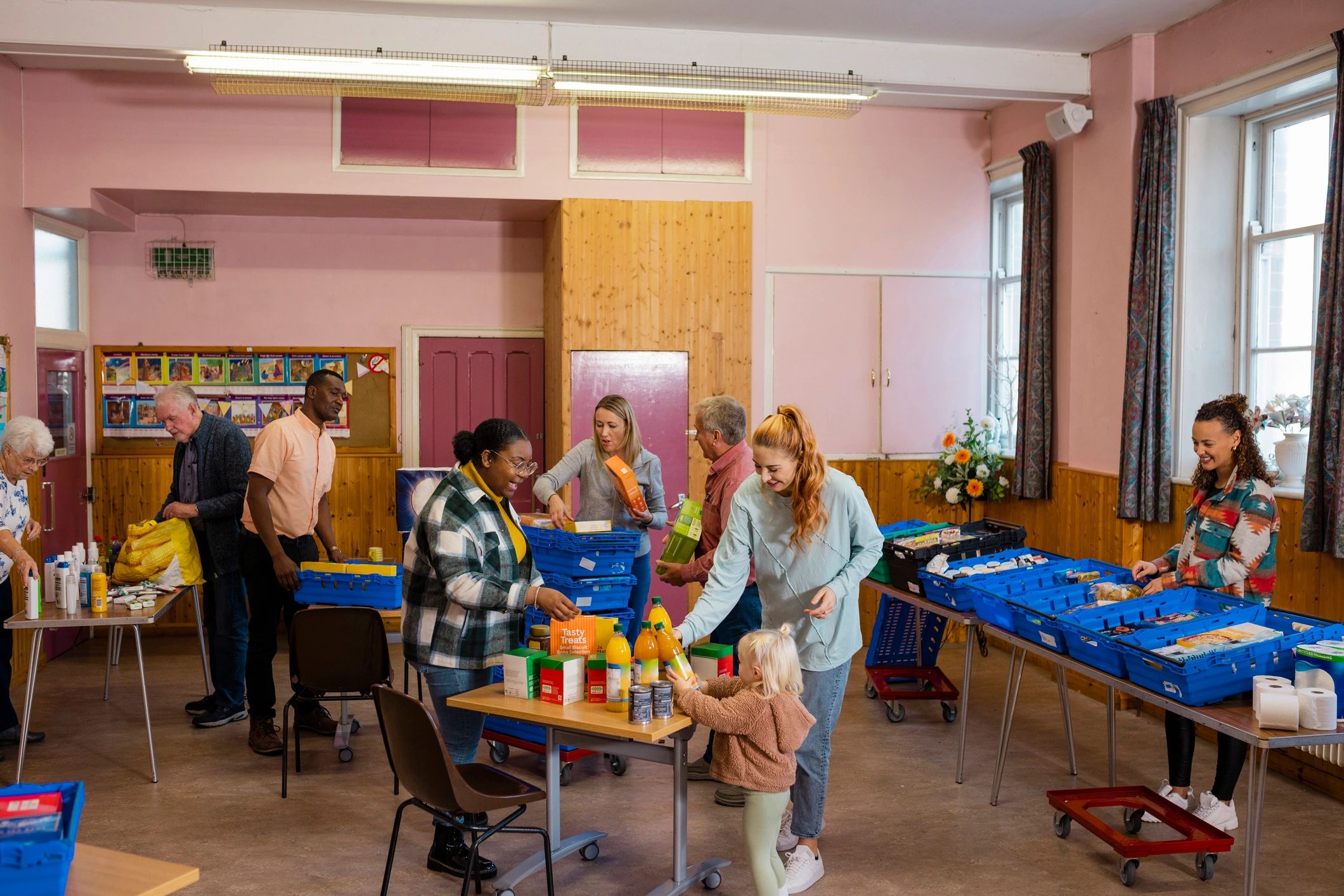 Community food support setting