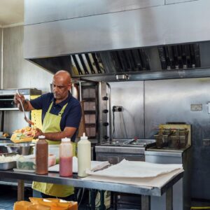 Working Hard in the Kitchen